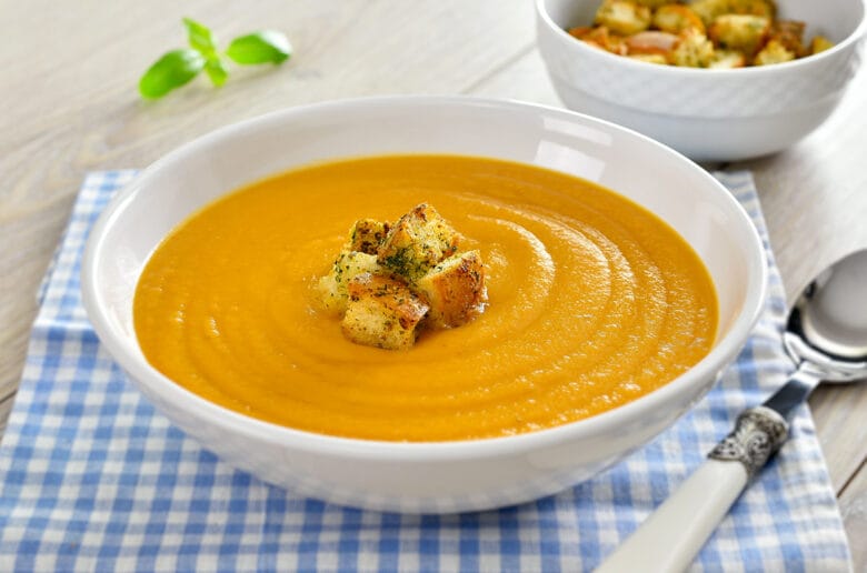 Supa crema de legume coapte