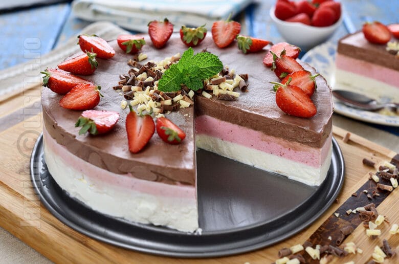 Tort de inghetata cu vanilie