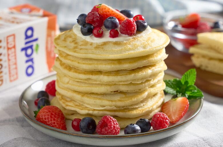 Pancakes de post rapide si pufoase